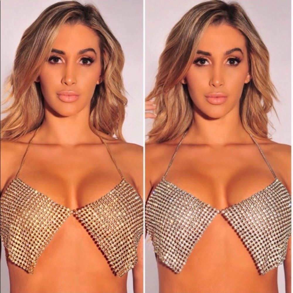 Sparkly trendy bra